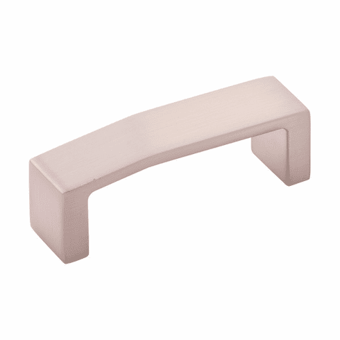 Belwith B077400-SN Veer Pull, 3" C/C Satin Nickel