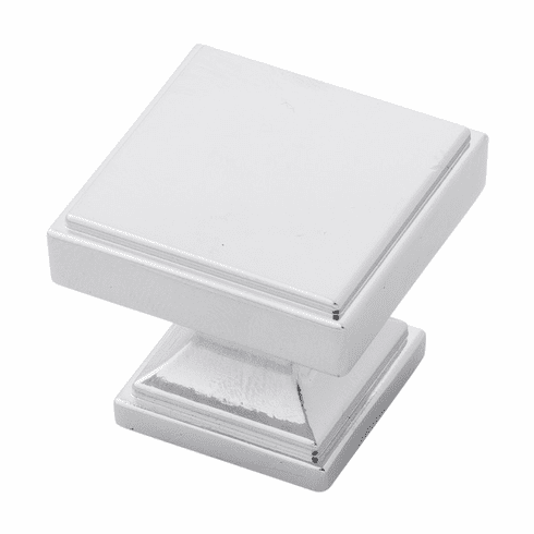 Belwith B077460-CH Brownstone Knob, 1-3/8" Sq. Chrome