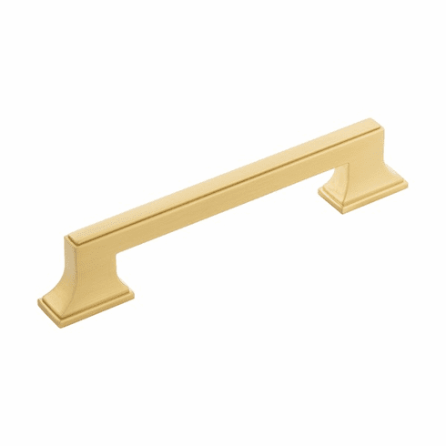Belwith B077462-BGB Brownstone Pull, 128Mm C/C Brushed Golden Brass