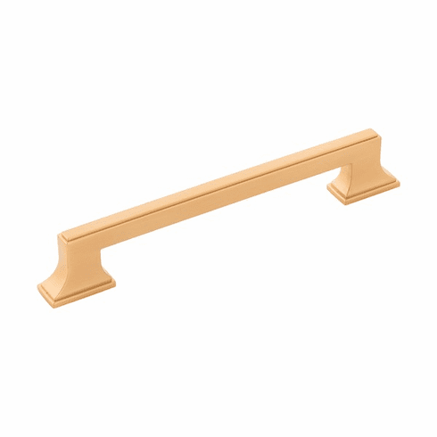 Belwith B077463-BGB Brownstone Pull, 160Mm C/C Brushed Golden Brass