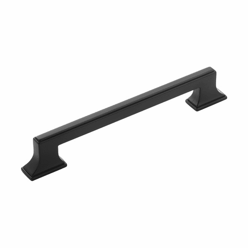 Belwith B077463-MB Brownstone Pull, 160Mm C/C Matte Black