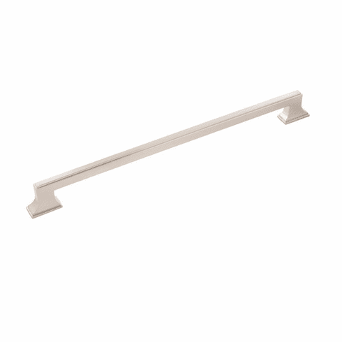 Belwith B077465-SN Brownstone Pull, 12" C/C Satin Nickel
