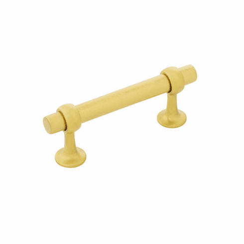 Belwith B077522-BGB Ostia Pull, 3" C/C Brushed Golden Brass