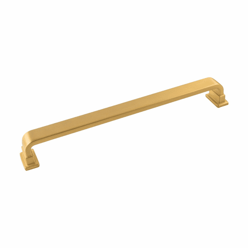 Belwith B077899BGB Brighton Appliance Pull, 18" C/C Brushed Golden Brass