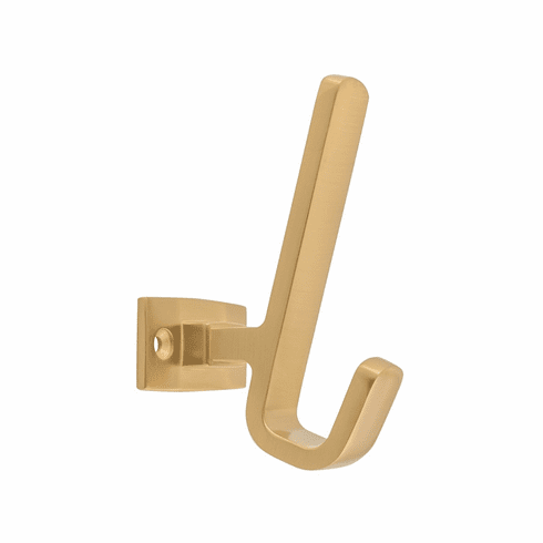 Belwith B077900BGB Brighton Hook, 1-1/2" C/C Brushed Golden Brass