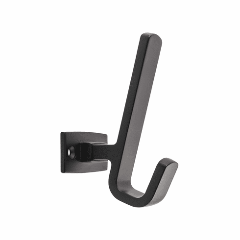 Belwith B077900MB Brighton Hook, 1-1/2" C/C Matte Black