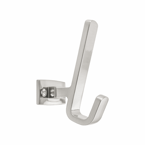 Belwith B077900SN Brighton Hook, 1-1/2" C/C Satin Nickel