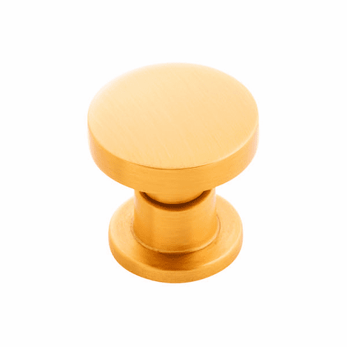 Belwith B077944BGB Urbane Knob, 1-1/4" Dia. Brushed Golden Brass
