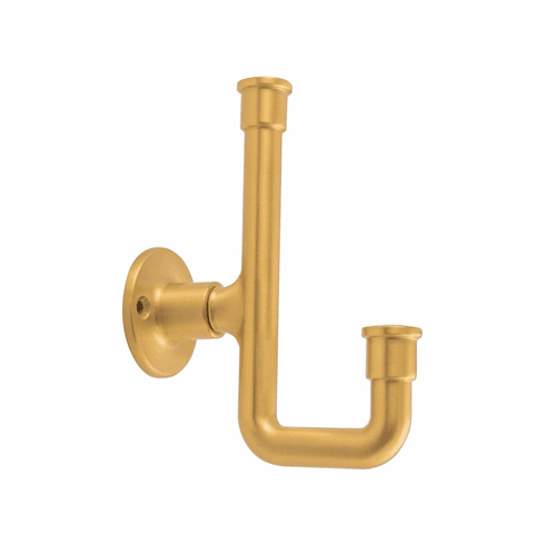 Belwith B077954BGB Urbane Hook, 1-1/4" C/C Brushed Golden Brass