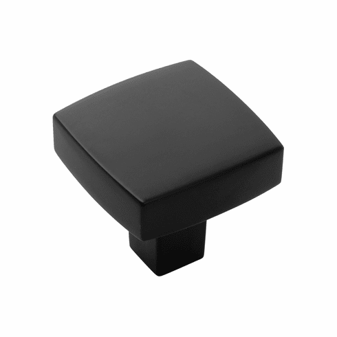 Belwith B077986MB Coventry Knob, 1-1/4" Sq Matte Black