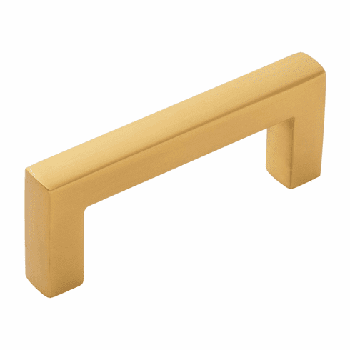 Belwith B077987BGB Coventry Pull, 3" C/C Brushed Golden Brass