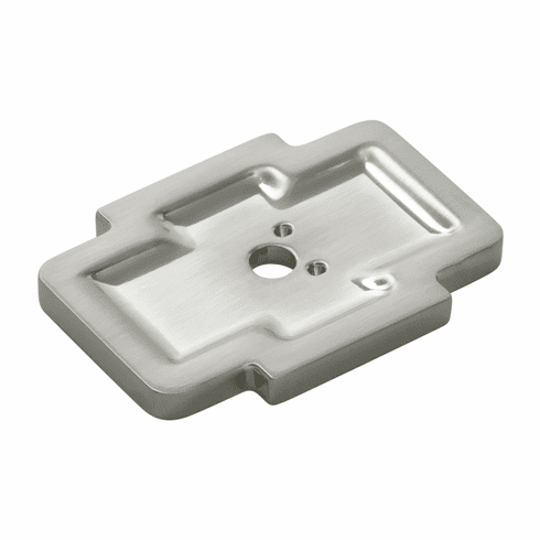 Belwith B077995SN Coventry Backplate, 1-3/4" X 1-1/4" Satin Nickel