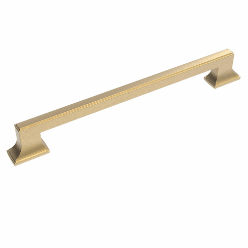 Belwith B078830-BGB Brownstone Appliance Pull, 12" C/C Brushed Golden Brass