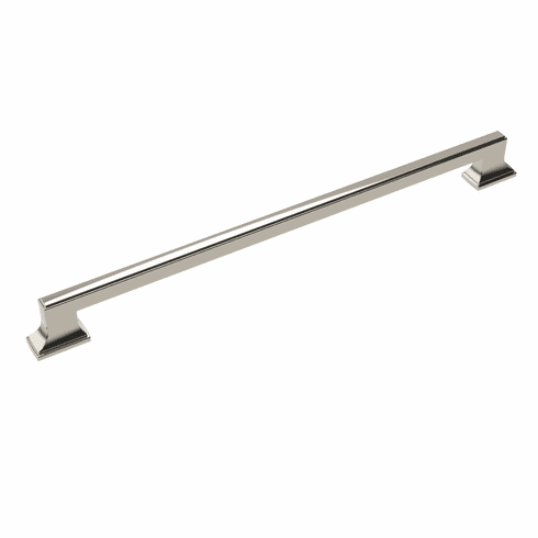 Belwith B078831-14 Brownstone Appliance Pull, 18" C/C Polished Nickel