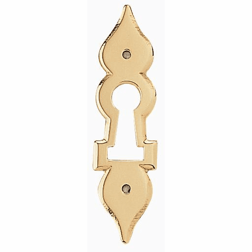 Bouvet 0010-057 Classic Keyhole Escutcheons L:70mm W:18mm Antique Brass