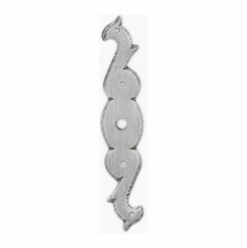 Bouvet 0011P-012 Classic Keyhole Escutcheons Plate (round hole) L:110mm W:20mm Pewter