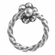 Bouvet 0039-60-007 Classic Ring Handle with Rosette L:66mm W:60mm P:20mm Black