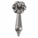 Bouvet 0050-012 Classic Drop Handle with Rosette L:60mm W:28mm P:16mm Pewter