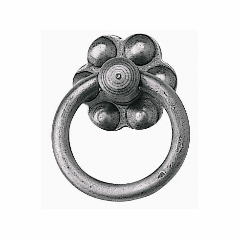 Bouvet 0052-001 Classic Ring Handle with Rosette D:35mm L:48mm W:35mm P:20mm Polished Brass