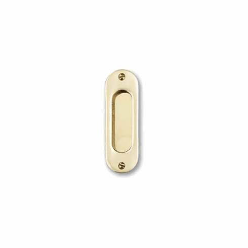Bouvet 1019-001 Flush pull L:120mm W:40mm P:2mm Polished Brass