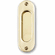 Bouvet 1019-040 Flush pull L:120mm W:40mm P:2mm Satin Chrome