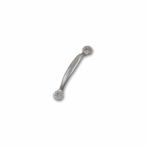 Bouvet 1112-96-033 Wrought Iron Cabinet Pull CC:82mmL:96mm W:15mm P:22mm Hammered Steel