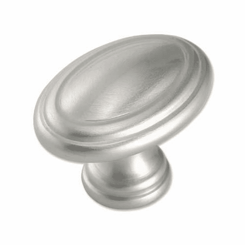 Bouvet 1163-35-000 Oval Classic Cabinet Knob L:35mm W:25mm P:26mm Chrome