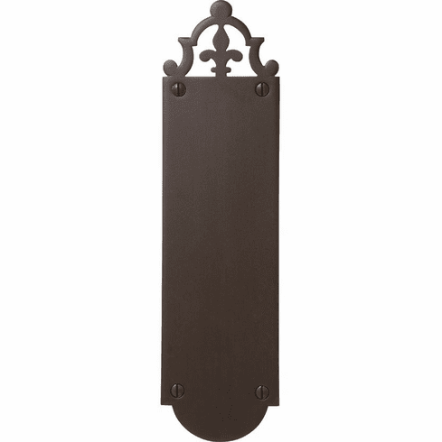 Bouvet 1209-20-007 Push plate L:265mm W:70mm P:2mm Black