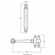 Bouvet 1228-320-012 Thumb Latch L:250mm W:40mm P:42mm Pewter