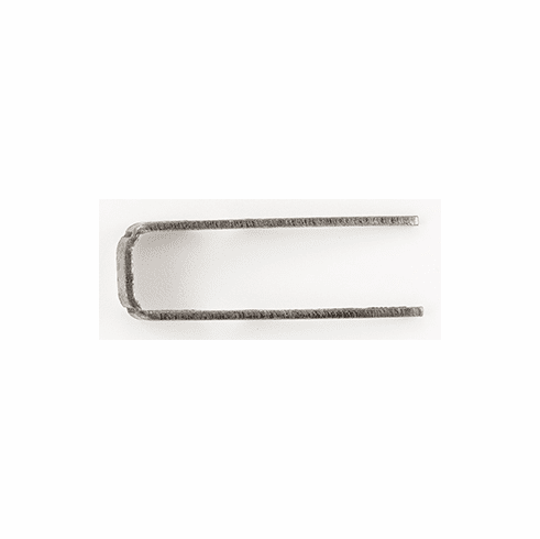 Bouvet 1255-036 Wrought Iron Nail Strike L:40mm W:15mm Hammered Black