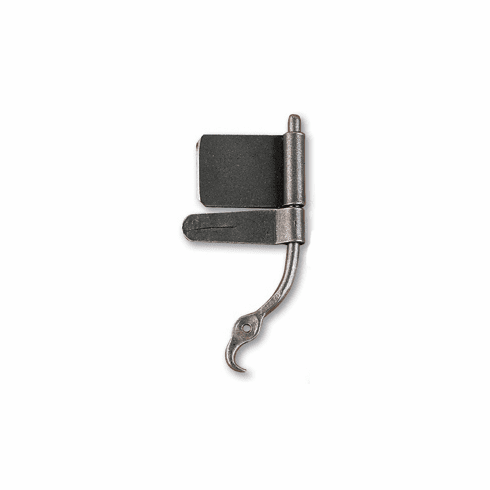 Bouvet 1261-033 Wrought Iron Rat Tail Hinge L:145mm W:40mm Hammered Steel