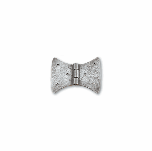Bouvet 1278-80-033 Wrought Iron Butterfly Hinge (pin 40mm) L:80mm W:55mm Hammered Steel