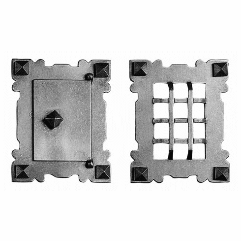 Bouvet 1286-007 Doorviewer / Speakeasy L:105mm W:130mm Black