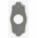 Bouvet 1303-31-056 Passage Escutcheon L:55mm W:28mm Satin Antique Brass