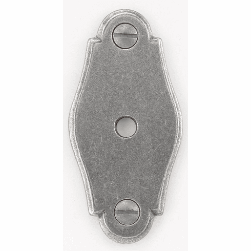 Bouvet 1305-06-009 Classic Escutcheons (round hole) L:70mm W:34mm Rust