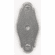 Bouvet 1305-06-012 Classic Escutcheons (round hole) L:70mm W:34mm Pewter
