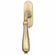 Bouvet 1356-43-012 Tilt and Turn handle L:140mm W:25mm Pewter