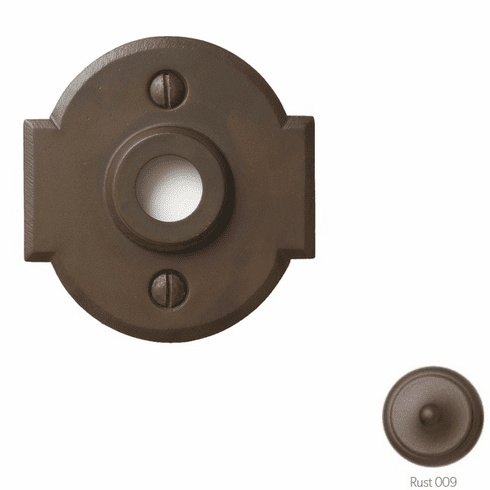 Bouvet-1407-61-009 Passage Rosette, Size: 2.5/8" x 2.1/2", 1/16" Projection, Rust
