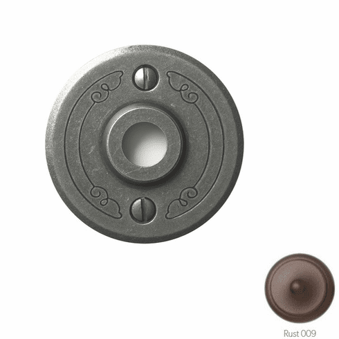 Bouvet-1410-61-009 Passage Rosette, 2.7/8" Diameter, 1/16" Projection, Rust