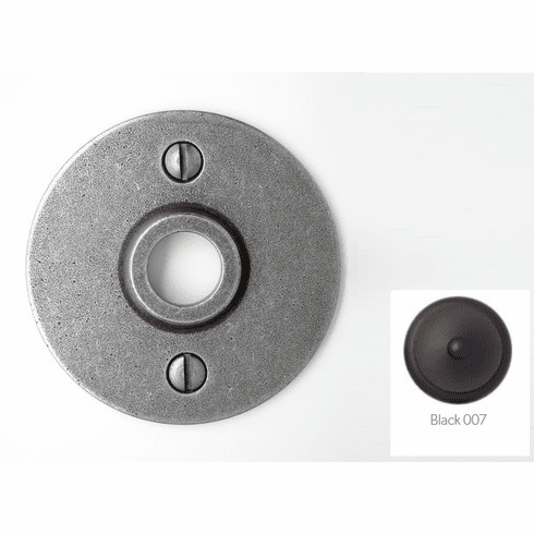 Bouvet-1411-61-007 Passage Rosette, 2.7/8" Diameter, 1/16" Projection, Black
