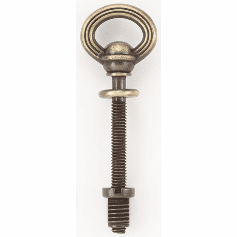 Bouvet 1430-006 Mirror screw L:114mm W:34mm Oxidized Black Steel