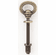 Bouvet 1430-006 Mirror screw L:114mm W:34mm Oxidized Black Steel