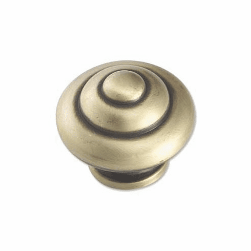 Bouvet 1483-30-003 Round Classic Cabinet Knob D:30mm P:28mm Natural Steel