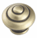 Bouvet 1483-35-057 Round Classic Cabinet Knob D:35mm P:32mm Antique Brass