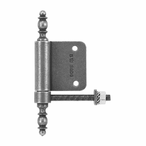 Bouvet 1489-90-012 Universal Cabinet Mortise Hinge L:90mm W:8mm Pewter