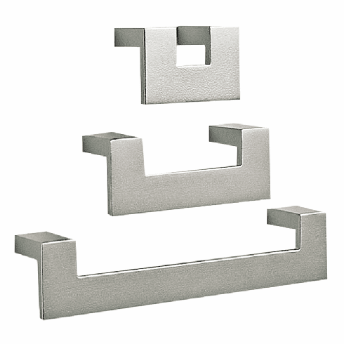 Bouvet 16960-128-040 Cabinet Pull CC:128mmL:144mm W:32mm P:25mm Satin Chrome