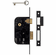 Bouvet 2-50-001 Mortise lock - Privacy with key Backset:50mm L:135mm W:76mm Polished Brass
