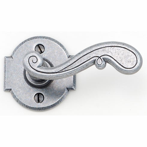 Bouvet 2007-51-007 2007 Rosette set - Complete tubular passage set for 1 3/4" door L:102mm W:25mm P:41mm Black