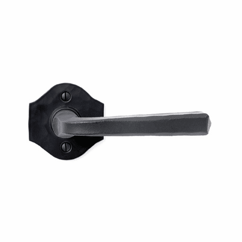 Bouvet 2252-51-027 2252 Rosette set - Complete tubular passage set for 1 3/4" door L:130mm W:16mm P:64mm Hammered Black