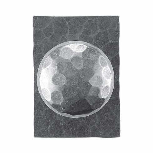 Bouvet 2254-03-027 2254 Rosette set - Privacy trim set D:57mm P:67mm Hammered Black